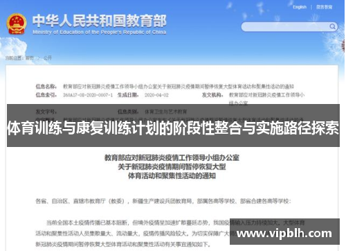体育训练与康复训练计划的阶段性整合与实施路径探索